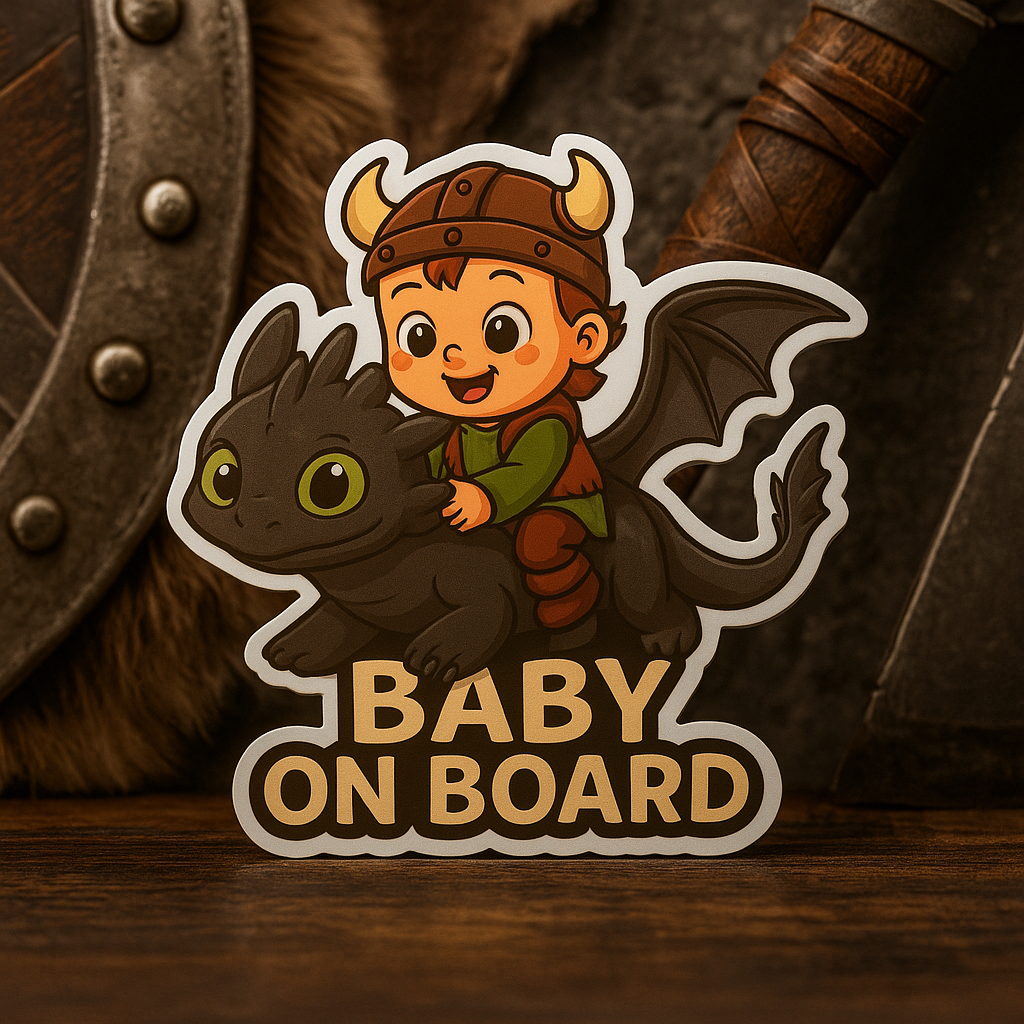 Baby On Board Animated Movie Sticker Collection