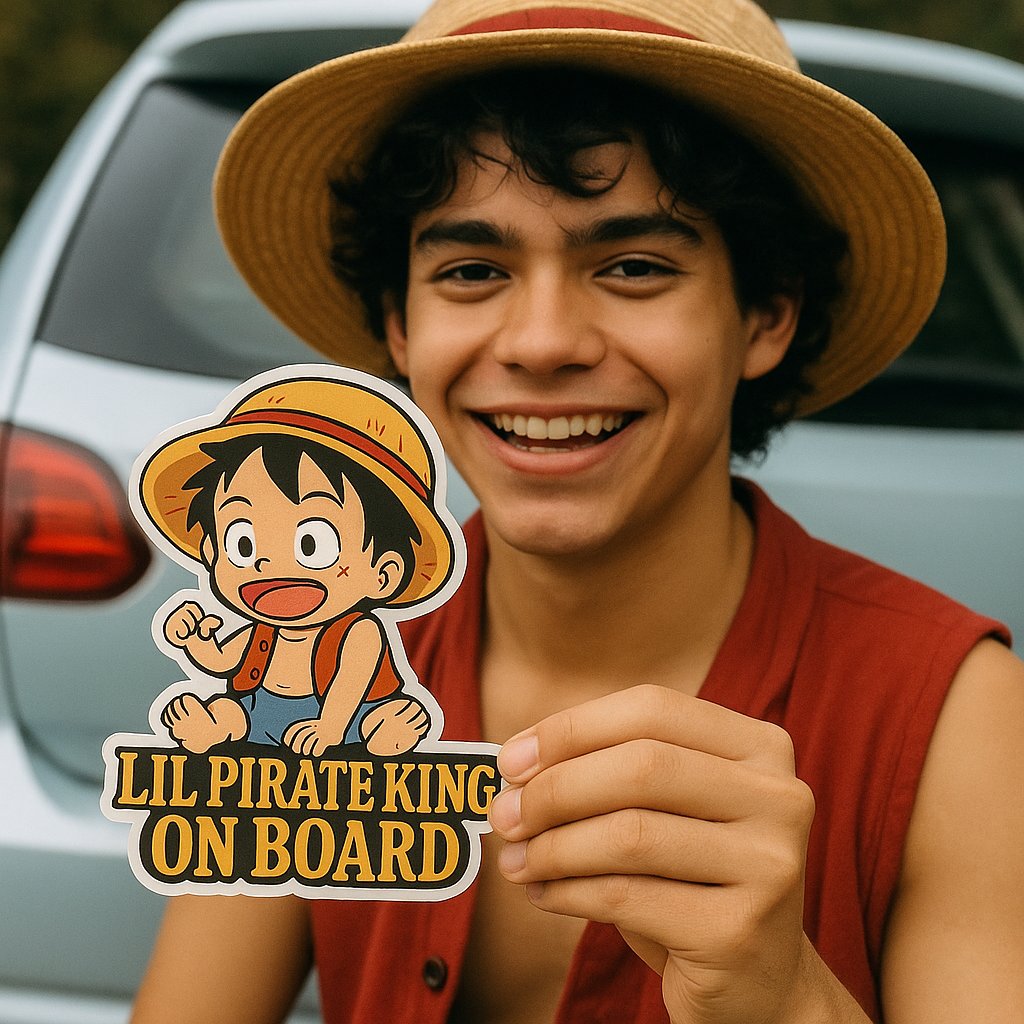 Baby On Board OP Anime Car Sticker Collection