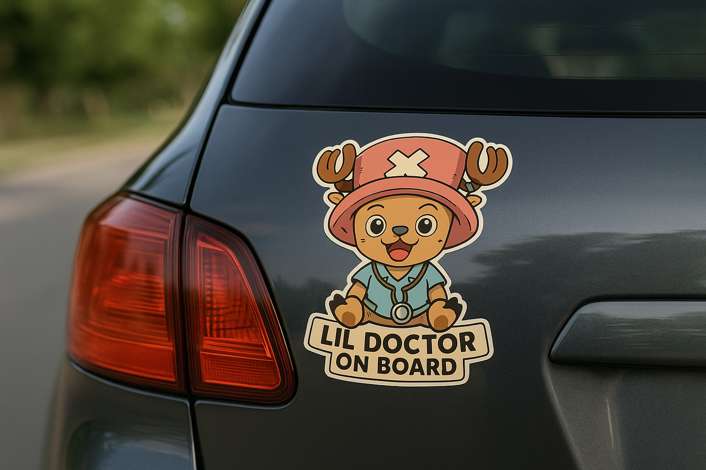 Lil Doctor On Board – Cute Baby Chopper Baby On Board Car Sticker | One Piece Inspired