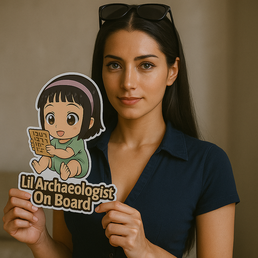 Lil Archeologist On Board – Cute Baby Nico Robin Baby On Board Car Sticker | One Piece Inspired