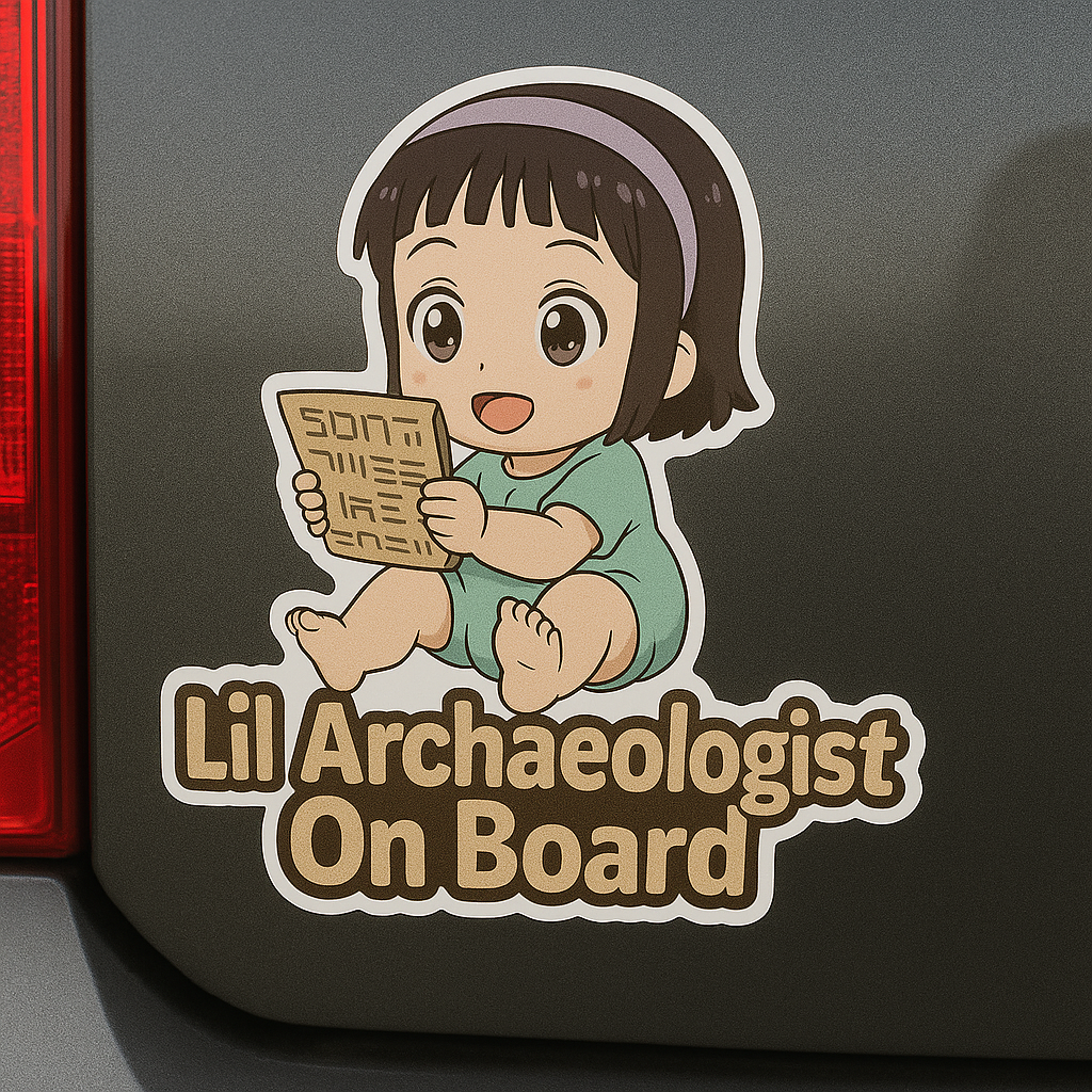 Lil Archeologist On Board – Cute Baby Nico Robin Baby On Board Car Sticker | One Piece Inspired