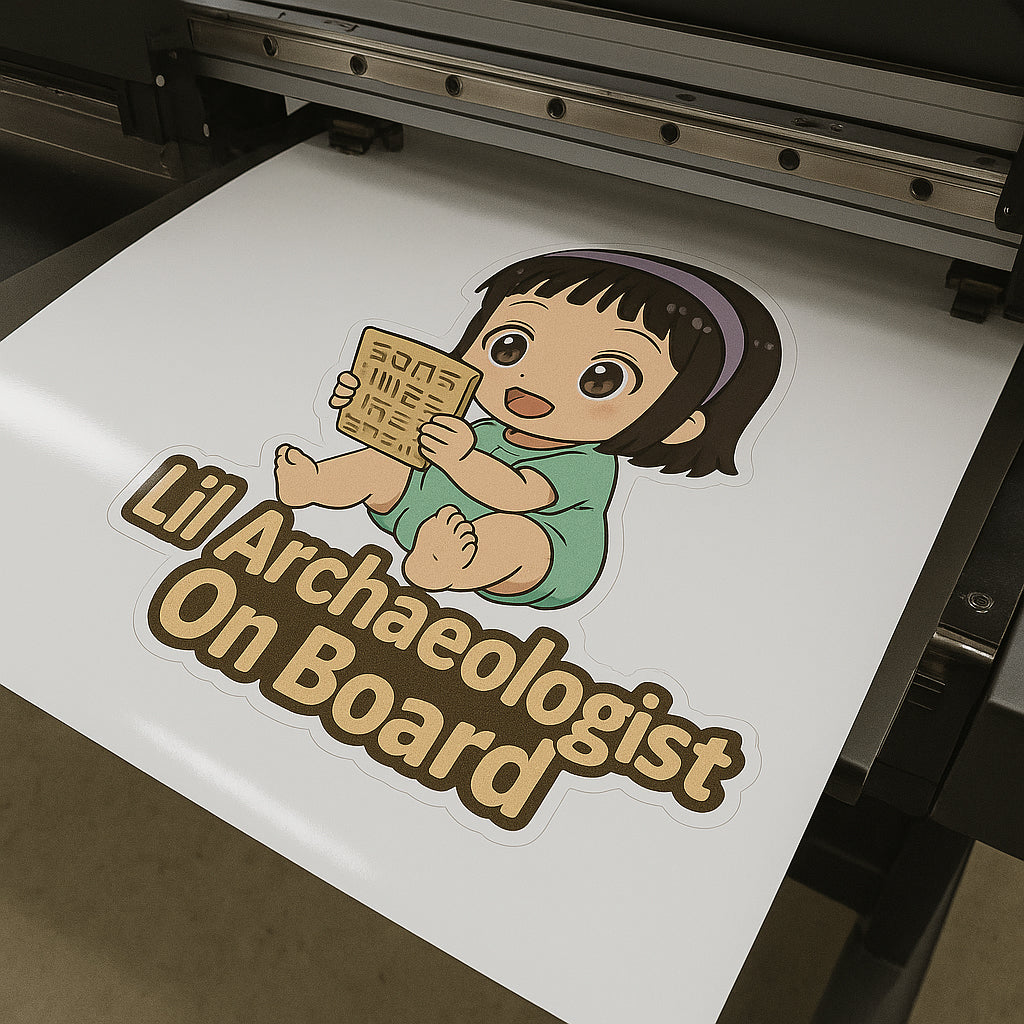 Lil Archeologist On Board – Cute Baby Nico Robin Baby On Board Car Sticker | One Piece Inspired