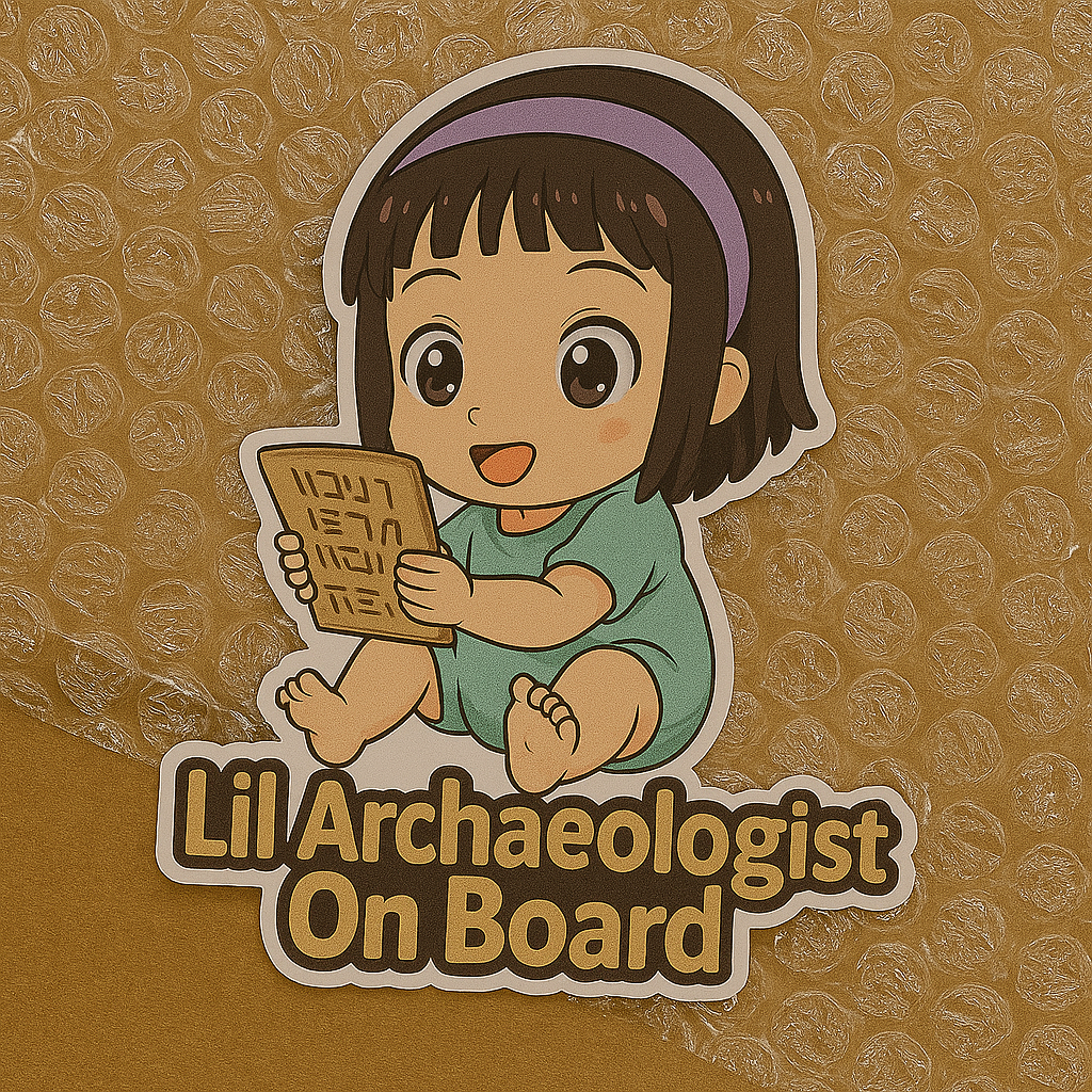 Lil Archeologist On Board – Cute Baby Nico Robin Baby On Board Car Sticker | One Piece Inspired