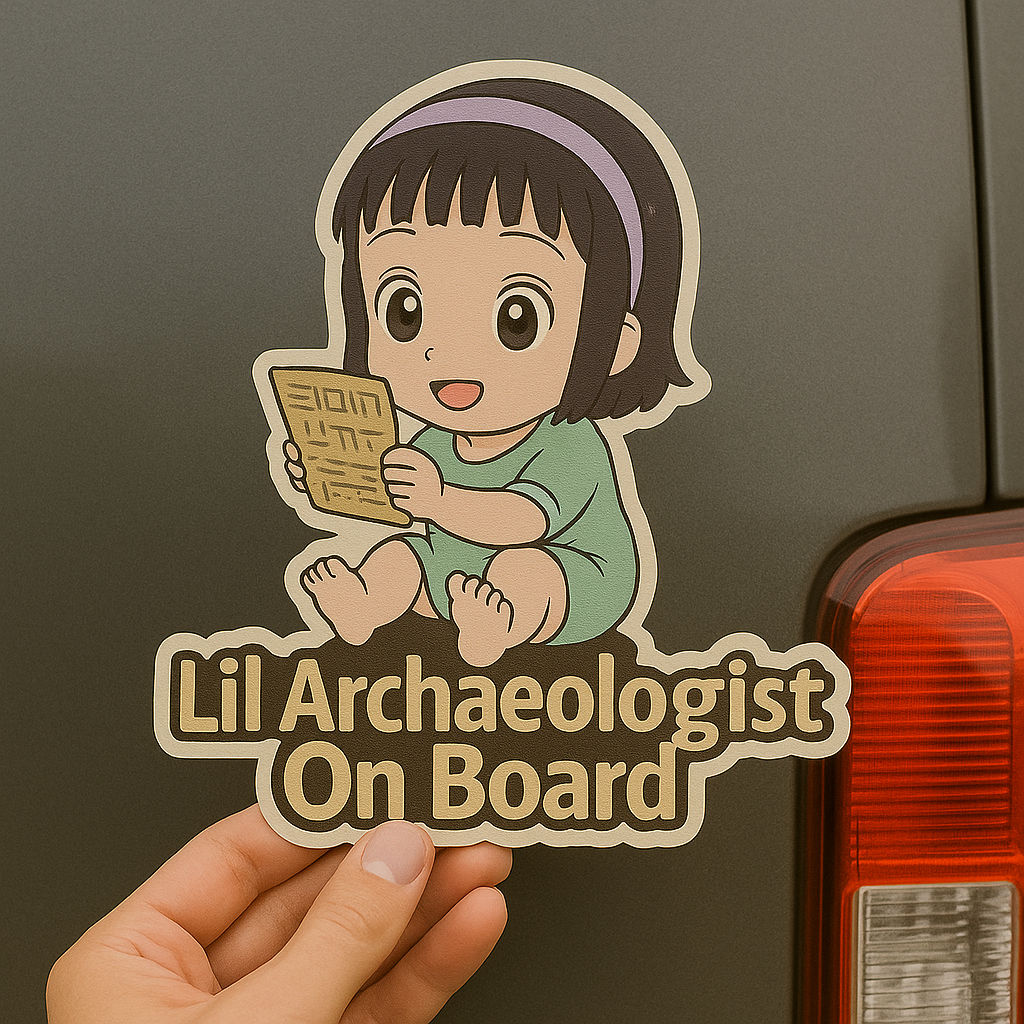 Lil Archeologist On Board – Cute Baby Nico Robin Baby On Board Car Sticker | One Piece Inspired