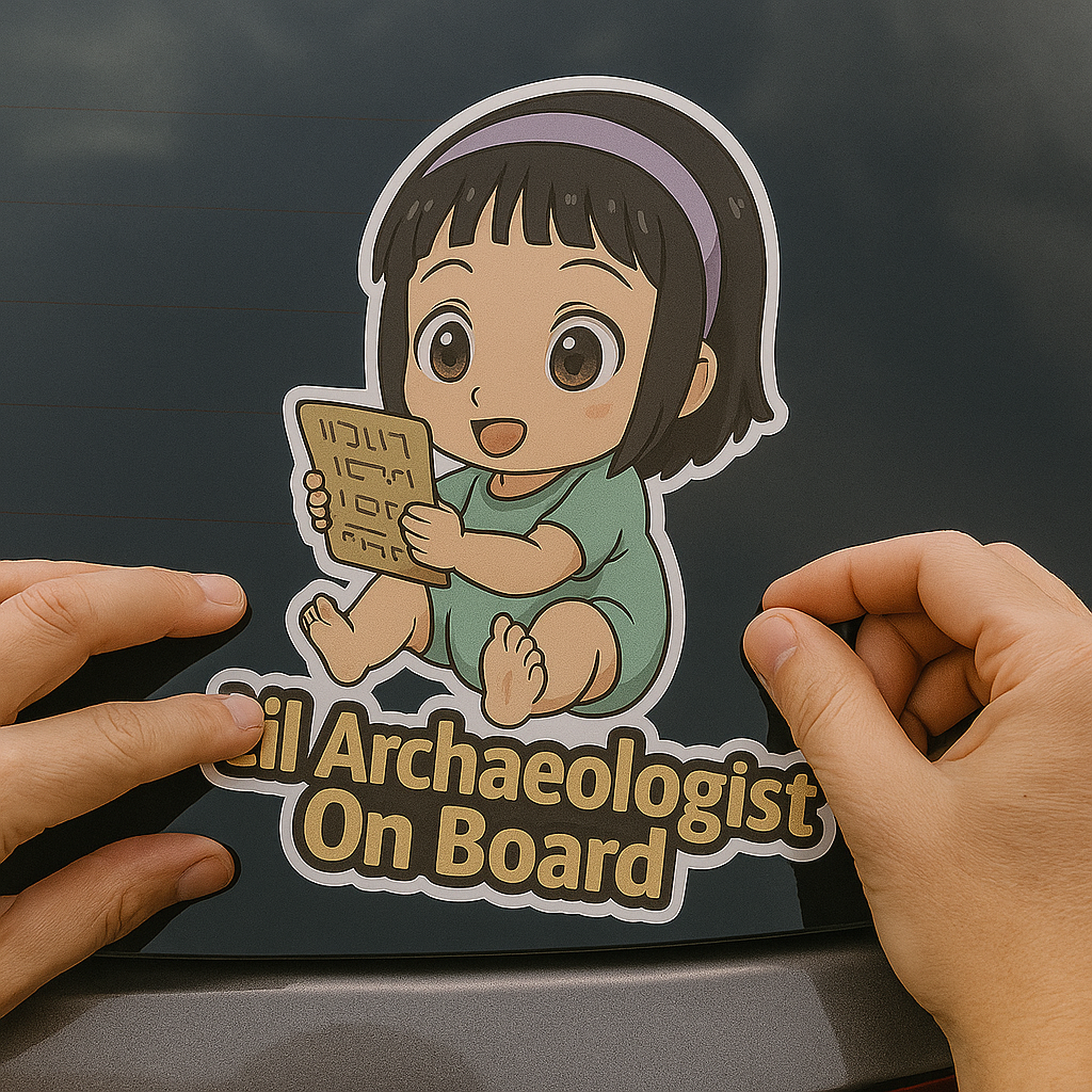 Lil Archeologist On Board – Cute Baby Nico Robin Baby On Board Car Sticker | One Piece Inspired