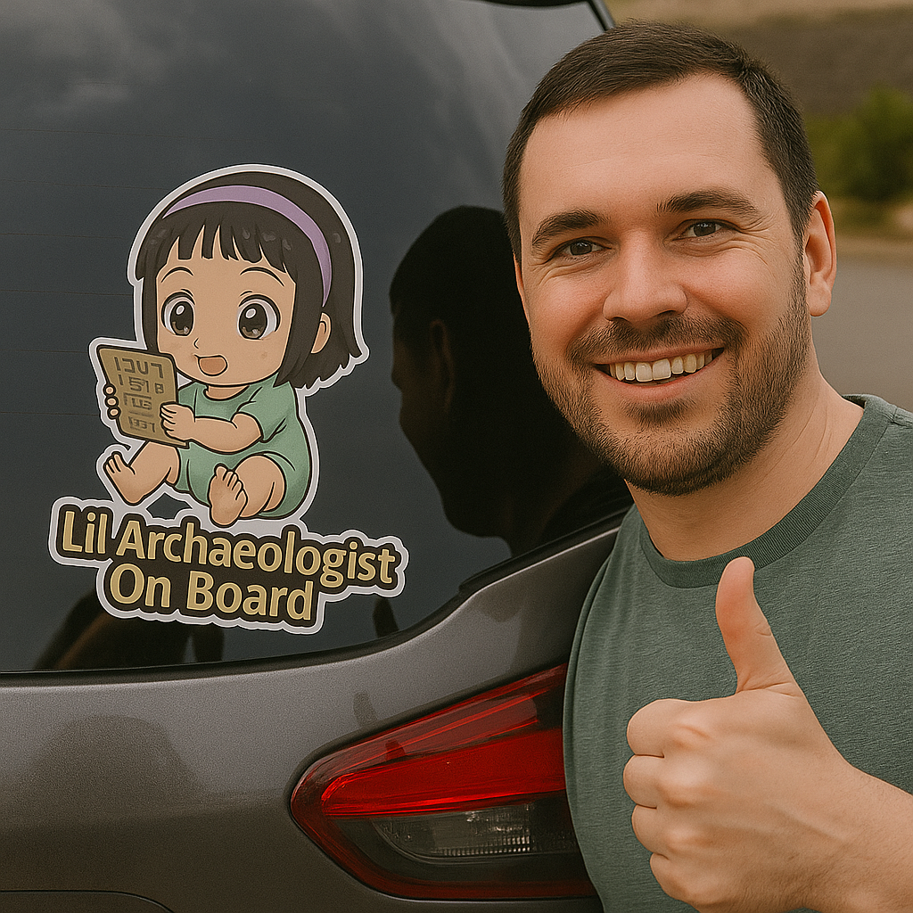 Lil Archeologist On Board – Cute Baby Nico Robin Baby On Board Car Sticker | One Piece Inspired