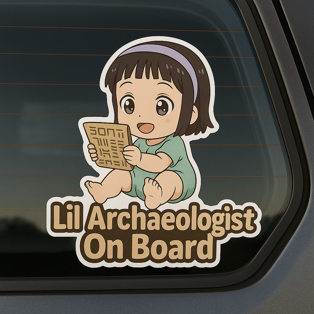 Lil Archeologist On Board – Cute Baby Nico Robin Baby On Board Car Sticker | One Piece Inspired