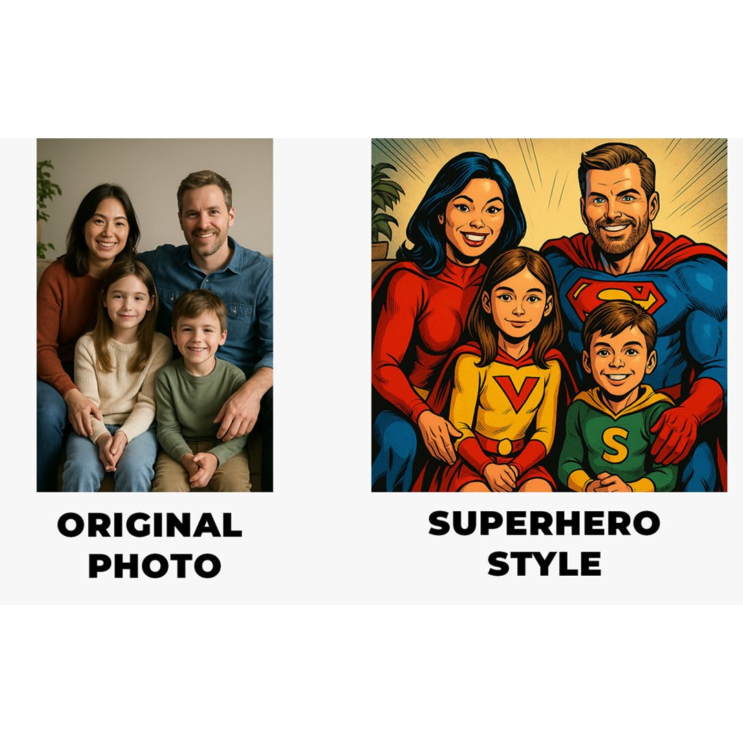 Cool Trendy Custom T-Shirts β Turn Your Photo into Ghibli, Family Guy & More Styles | Unique Gifts & Merch