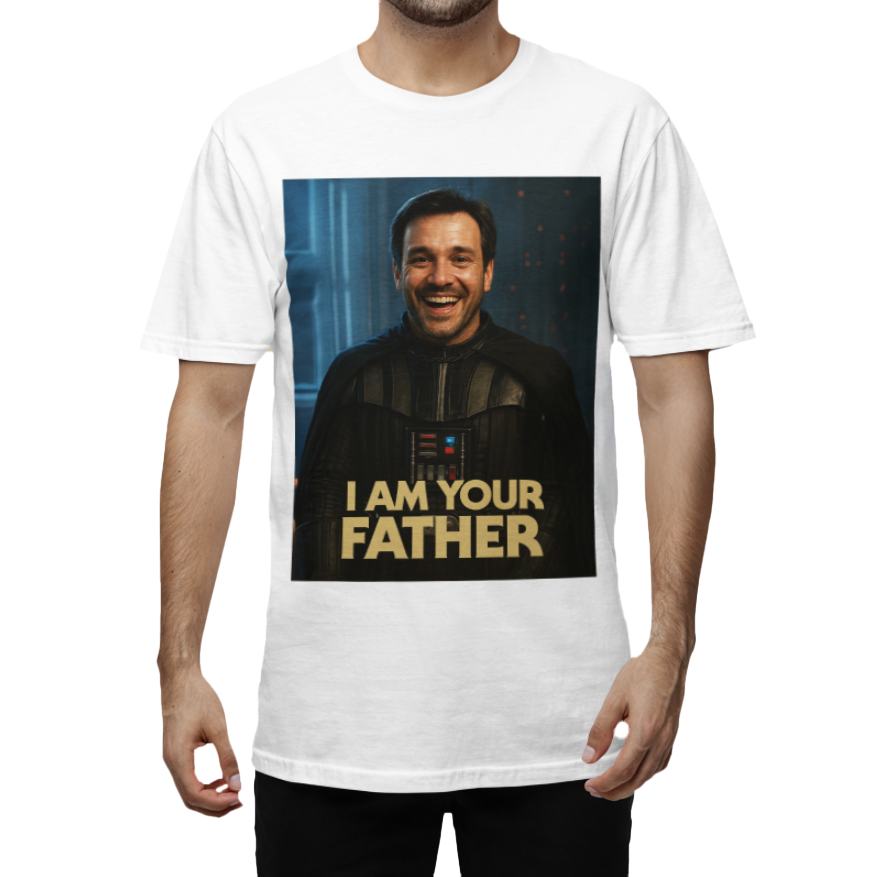 Custom “I Am Your Father” T-Shirt – Turn Dad into Darth Vader | Funny Father’s Day & Birthday Gift