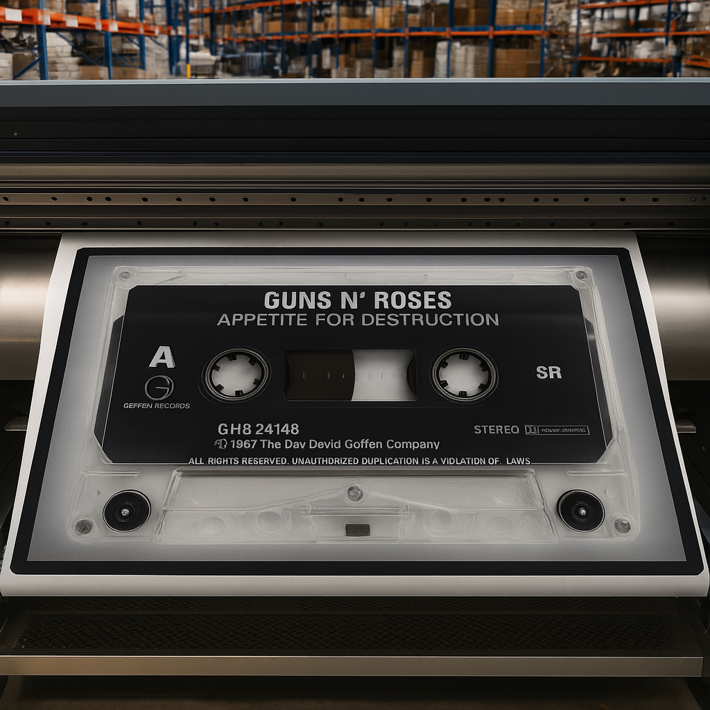 Guns N Roses Cassette Doormat – Appetite for Destruction Vintage Rug