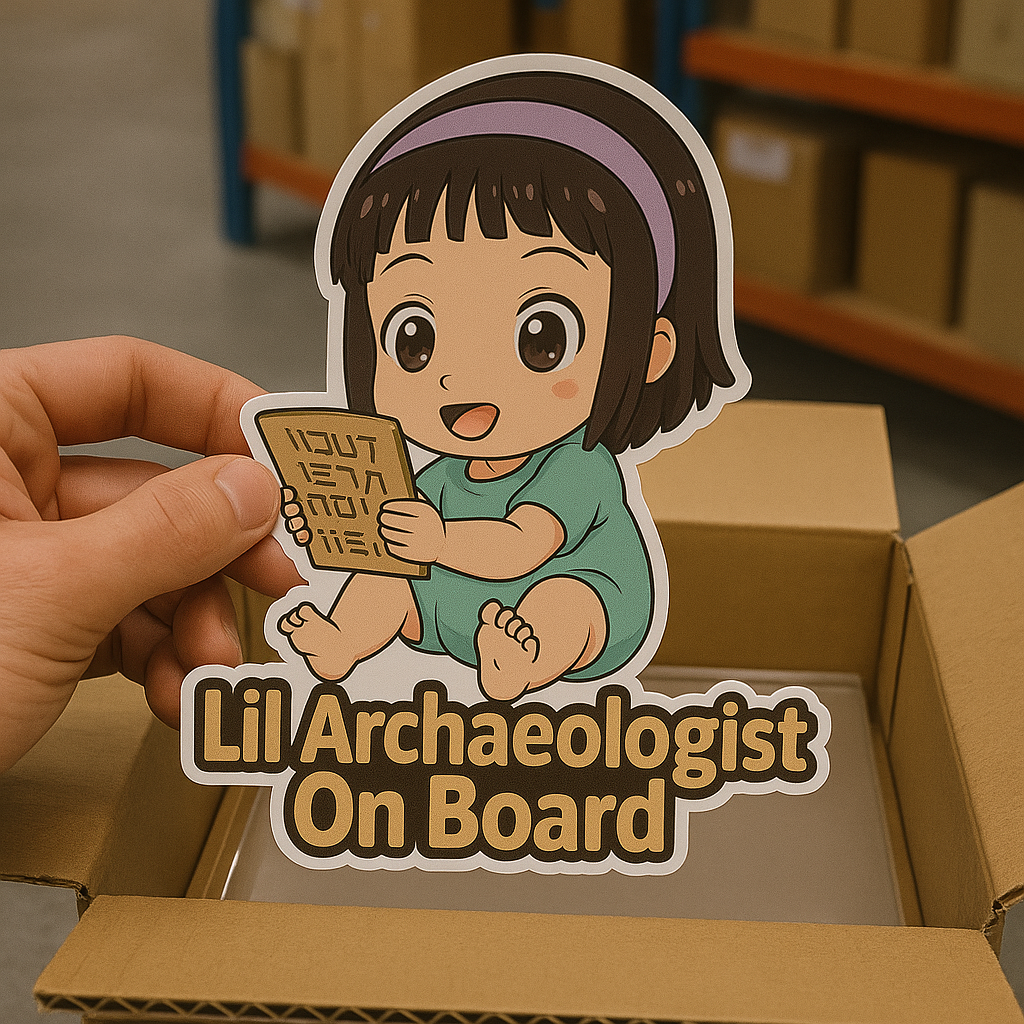 Lil Archeologist On Board – Cute Baby Nico Robin Baby On Board Car Sticker | One Piece Inspired